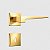 Fechadura Interna Quarto Dourada Gold Classic 3200 Stam 55mm - Imagem 2