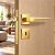 Fechadura Interna Quarto Dourada Gold Classic 3200 Stam 55mm - Imagem 1