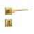 Fechadura Banheiro Wc Dourada Gold Classic 3200 Stam 55 Mm - Imagem 1