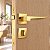 Fechadura Banheiro Wc Dourada Gold Classic 3200 Stam 55 Mm - Imagem 1