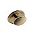 Puxador Beetle Com Base Granada Zen Gold Zp5402.a00 - Imagem 1