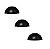 Kit 3 Puxador Shell Zen 64mm Preto Zp4318.24 - Imagem 2