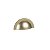 Kit 3 Puxador Shell Zen 64mm Dourado (dourado Fosco) - Imagem 3