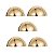 Kit 5 Puxador Shell Zen 64mm Gold (dourado Brilhante) - Imagem 2