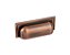 Puxador Plymouth Zen Vecchio Cobre Concha 80mm Zp5420.648 - Imagem 1