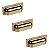 Kit 3 Puxador Plymouth Zen Gold Concha 80mm Zp5420.a00 - Imagem 1