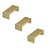 Kit 3 Puxador Creta Dourado Zen 64 Mm Zp3949.955 - Imagem 1