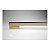 Puxador Para Porta Moma Gold Dourado Zen Duplo 50 Cm -500 Mm - Imagem 2