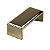 Puxador Creta Zen Gold Dourado Brilhante 64 Mm Zp3949.a00 - Imagem 2