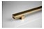 Puxador Porta Living Gold Zen Duplo 30cm Dourado Brilh 300mm - Imagem 2