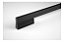 Puxador Para Porta Minimalist Preto Zen Duplo 1 Metro 1000mm - Imagem 3