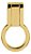 Kit 3 Puxador Antique Ponto Zen Dourado Fosco Zp5404.955 - Imagem 3
