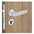 Fechadura Porta Banheiro Pici Imab Cromada Wc Cr 55mm Redond - Imagem 2