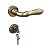 Fechadura Porta Externa Lily Imab Antique Clássica 55mm Velh - Imagem 2