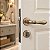 Fechadura Banheiro Lily Antique Ouro Velho Imab Classica 55m - Imagem 1