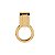 Puxador Antique Ponto Zen Gold (dourado Brilhante) Pingente - Imagem 1