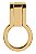 Kit 5 Puxador Antique Ponto Zen Gold (dourado Brilhante) - Imagem 3
