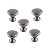 Kit 5 Puxador Cup Zen Niquel Velho Zp5238.889 Ponto - Imagem 1