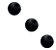 Kit 3 Puxador Orion Zen 33x20mm Preto Zp1883.24 Pequeno - Imagem 3