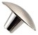 Puxador Orion Zen 33x20mm Niquel Escovado C/ Verniz Pequeno - Imagem 2