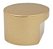 Puxador Radio Medio Zen 16mm Dourado (fosco) Ponto 18x27mm - Imagem 3