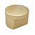 Puxador Radio Medio Zen 16mm Dourado (fosco) Ponto 18x27mm - Imagem 1