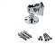 Kit 3 Prendedor Fixador Trava Porta Cromado 809 Imab Piso - Imagem 3