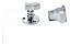 Kit 5 Prendedor Fixador Trava Porta Cromado 809 Imab Piso - Imagem 3
