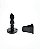 Kit 4 Prendedores De Porta 811 Imab Preto + Buchas E Paraf. - Imagem 2