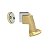 Kit 5 Prendedor Fixador Porta Magnético Dourado Escovado 808 - Imagem 2