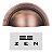 Puxador Shell 48 Mm Zen Vecchio Cobre Zp4319.648 Concha - Imagem 3