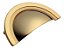 Puxador Shell 64 Mm Zen Red Gold  Zp4318.f00 Concha - Imagem 1