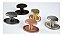 Kit 5 Puxador Beetle Com Base Granada Zen Escovado - Imagem 3