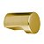 Puxador Radio Mini Zen Dourado (fosco) 955 Zp4308.955. - Imagem 1