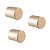 Kit 3 Puxador Radio Mini Zen Dourado (fosco) 955 Zp4308.955. - Imagem 1
