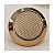 Kit 5 Puxador Para Moveis Ponto Disk G Gold Brilhante Zen - Imagem 4
