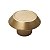 Puxador Moveis Ponto Disk P Dourado Matte Fosco Zen Zp5473 - Imagem 1