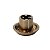 Kit 5 Puxador Moveis Ponto Disk P Gold Dourado Brilhante Zen - Imagem 4