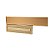 Puxador Porta Minimalist Duplo 300mm Dourado Matte Fosco Zen - Imagem 6