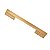 Puxador Porta Minimalist Duplo 300mm Dourado Matte Fosco Zen - Imagem 3
