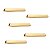 Kit 5 Puxador Moveis Elemento G 128mm Gold Dourado Brilhante - Imagem 1