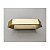 Kit 5 Puxador Moveis Elemento M 48mm Dourado Matte Fosco Zen - Imagem 5