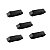 Kit 5 Puxador Moveis Elemento M 48mm Preto Fosco Zen - Imagem 1