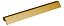 Kit 3 Puxador Moveis Ken 320mm Dourado Matte Fosco Zen - Imagem 2