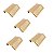 Kit 5 Puxador Citizen 45 Graus P Dourado Matte Fosco Zen - Imagem 1