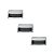 Kit 3 Puxador Moveis Citizen 45 Graus P Escovado Zen 32/65mm - Imagem 1