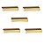 Kit 5 Puxador Citizen 45 Graus G Dourado Matte Fosco Zen - Imagem 1