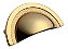 Puxador Shell 48 Mm Zen Gold (dourado Brilhante) Concha - Imagem 2