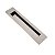 Puxador Concha Embutir Porta Inox 304 Polido Cromado 25 Cm - Imagem 3