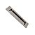 Puxador Concha Embutir Porta Inox 304 Polido Cromado 25 Cm - Imagem 1